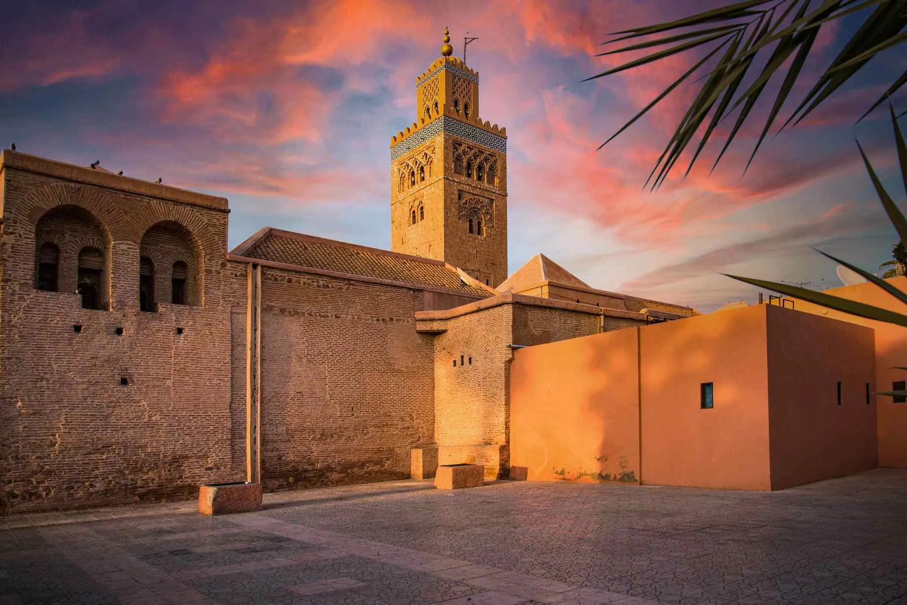 Por do sol em Marrocos